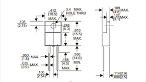 六款5A/10A , 400v、600v、800v。TO-252封装直插超快速恢复二极管。